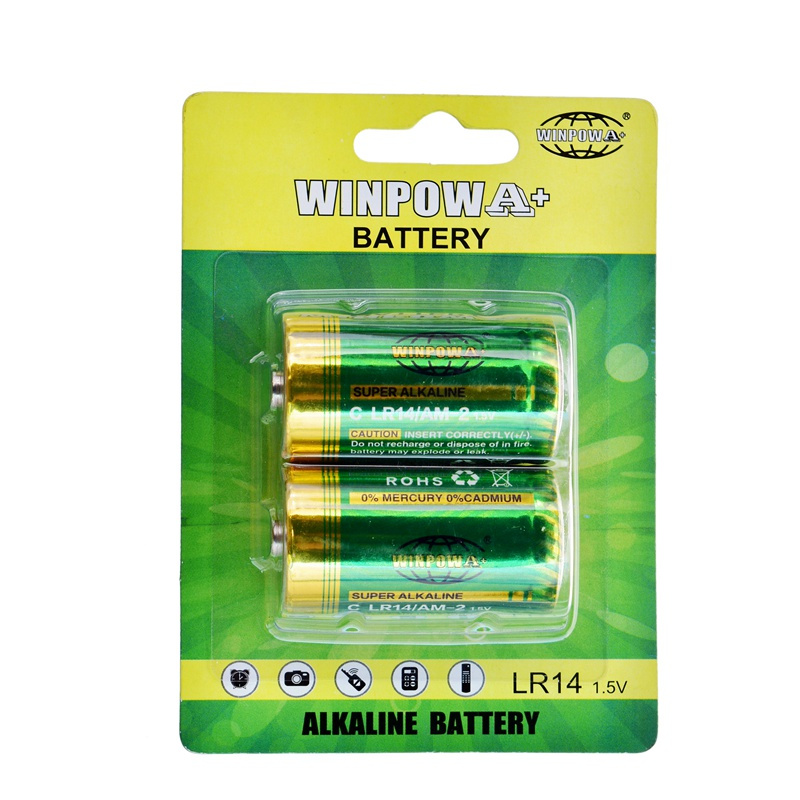 1.5V C Size Lr14 Alkaline Cylinder C Size Battery