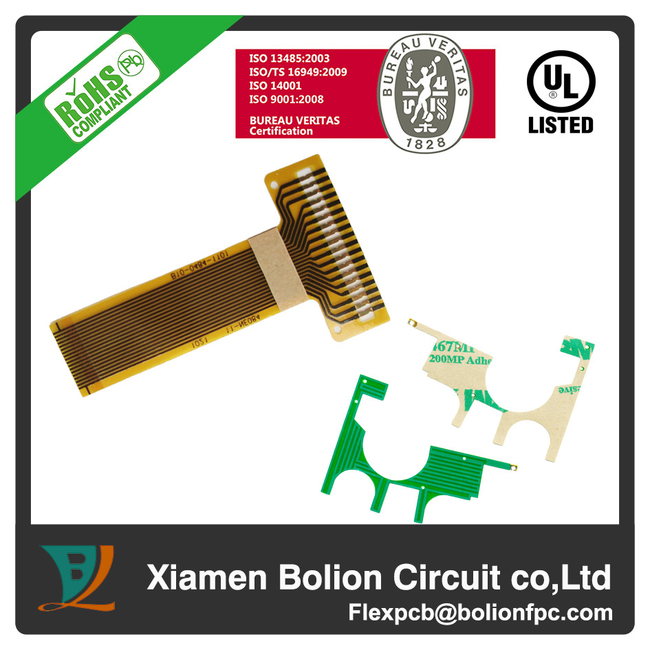 Double-Sided Flexible PCB with Fr4 Stiffener