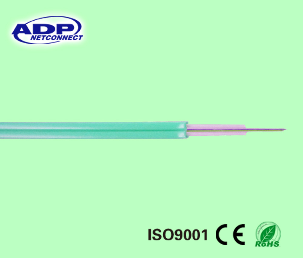 FTTH G657A G652D Singlemode 2 Core Flat Drop Optical Fiber Cable Drop Wire