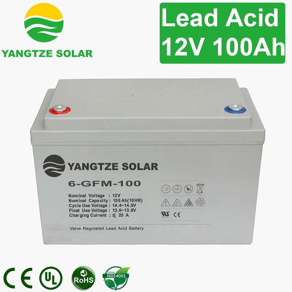 Home 12V 100ah Rechargeable Battery for LED Light