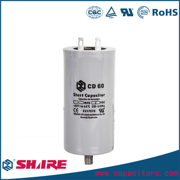300mfd 250VAC CD60 Aluminum Electrolytic Capacitor Motor Start Capacitor