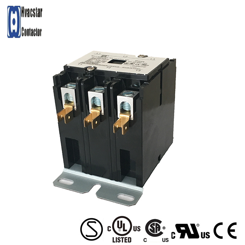 AC Contactor 3 Pole Electrical Power Dp Contactor 120V 40A