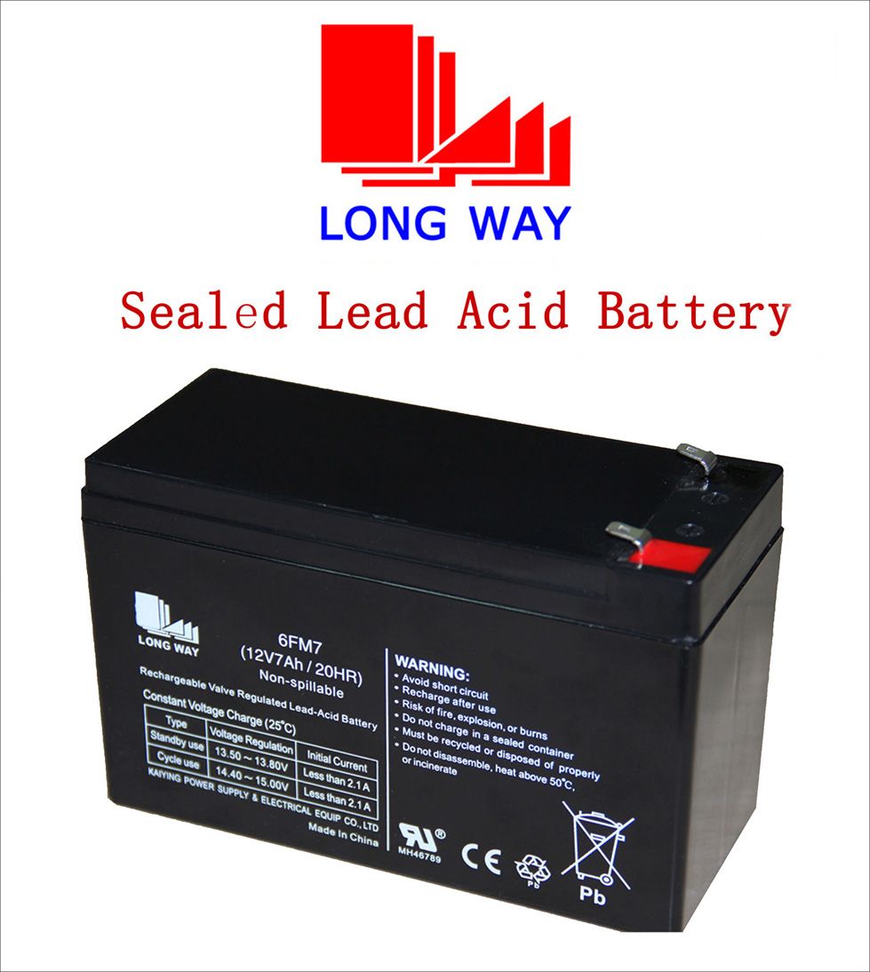 12V Emergency Lighting Rechargeable UPS Sealed Lead-Acid Battery