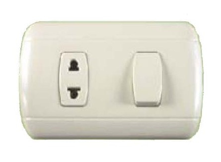 Ee-Cj1212 South American 1 Gang 2 Pins Wall Switch