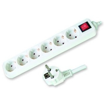 6 Way Germany Electrical Socket