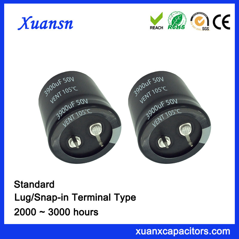 3900UF 50V 30*25mm Standard Snap in Capacitor