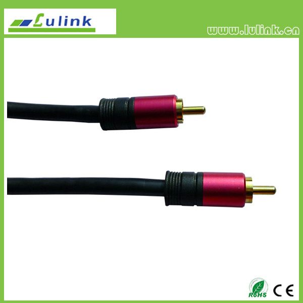 Telecommunication Parts RCA Plug-Plug Audio Video Cable Assembly AV Cable