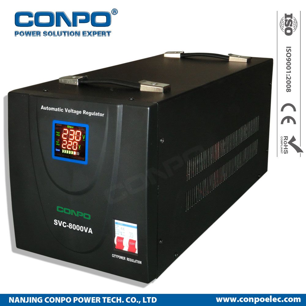 SVC-8000va New Smart LED, Servomotor AVR