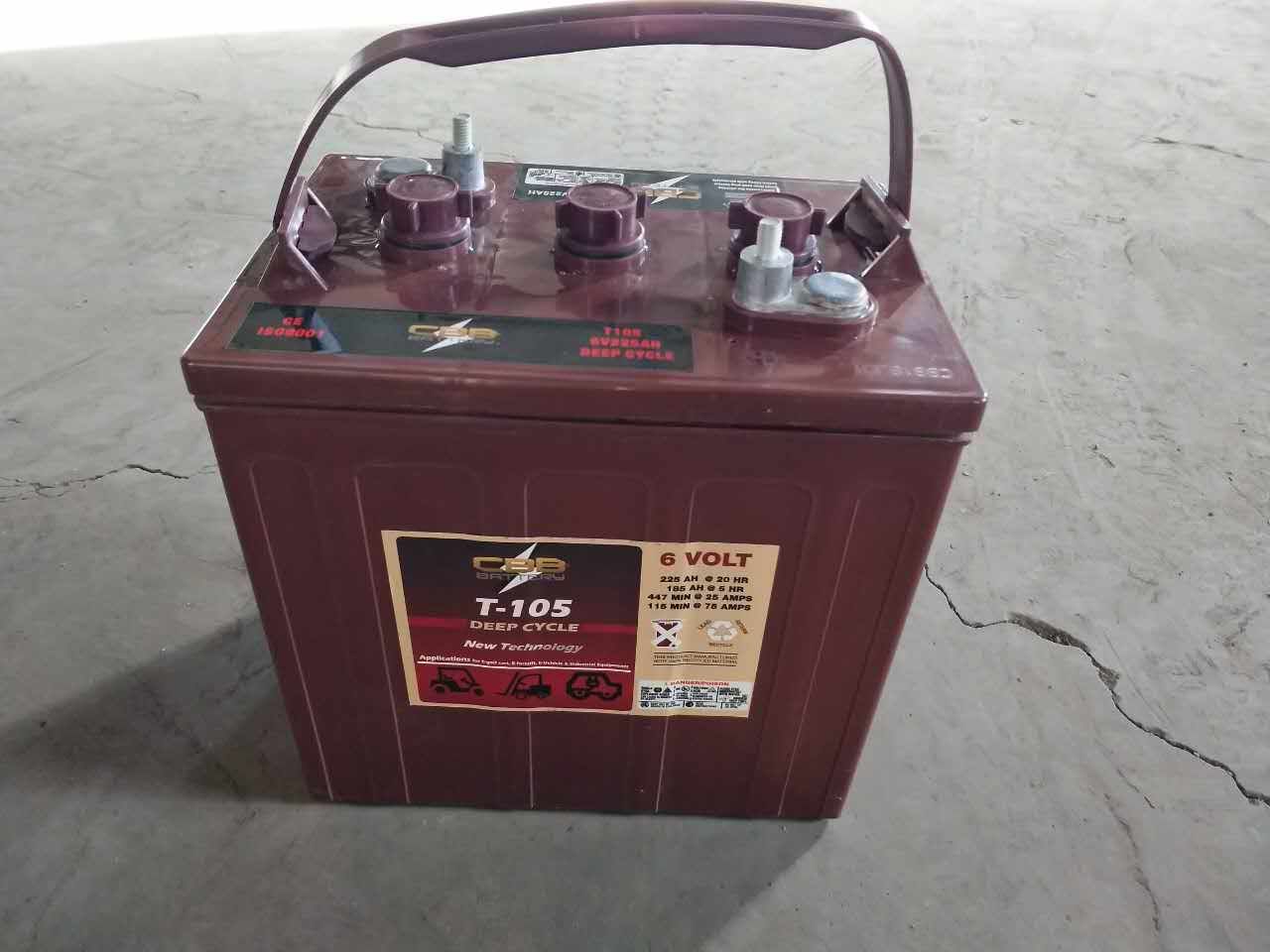 T105 6V 225ah Deep Cycle Battery