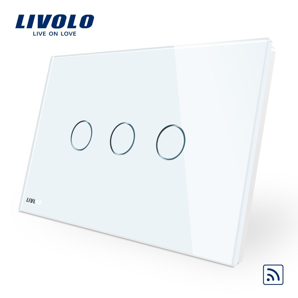 Livolo Au/Us Standard Wireless Remote Wall Light Switch Vl-C903r-11