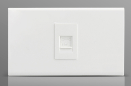 1 Gang Computer Socket Cat5e or CAT6 8 Contact Outlet for Computer Cable