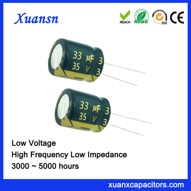 33UF 35V Power Capacitor Electrolytic 105º C 5000hours
