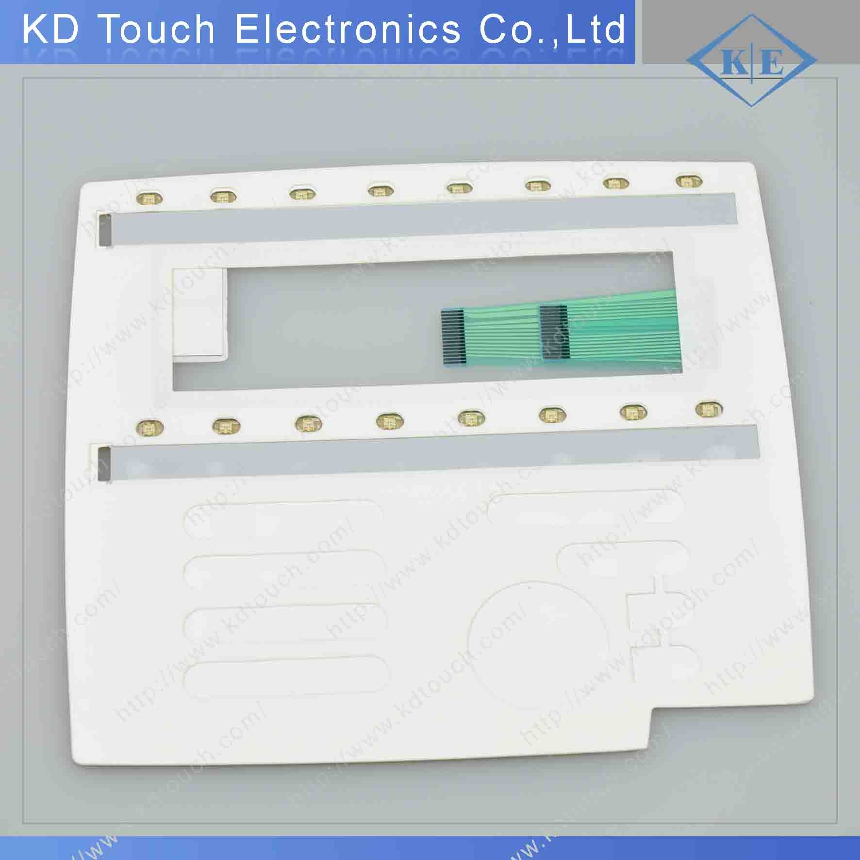 Tactile Pet Membrane Circuit with Snaptron Golden-Plated Metal Dome