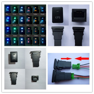 New Item Car GPS Recorder Parking Sensor Push Button Switch