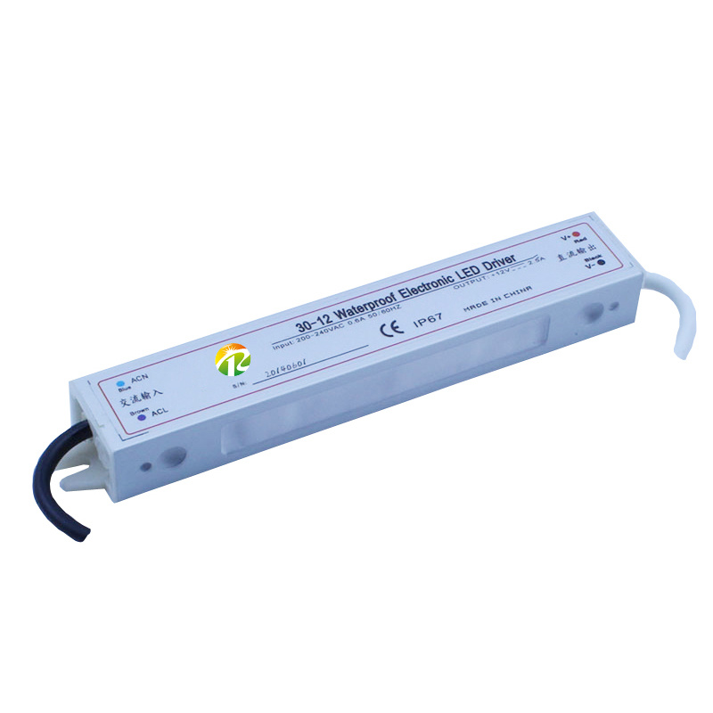 High Quality 30W 24V Waterproof Surge Protection LED Driver