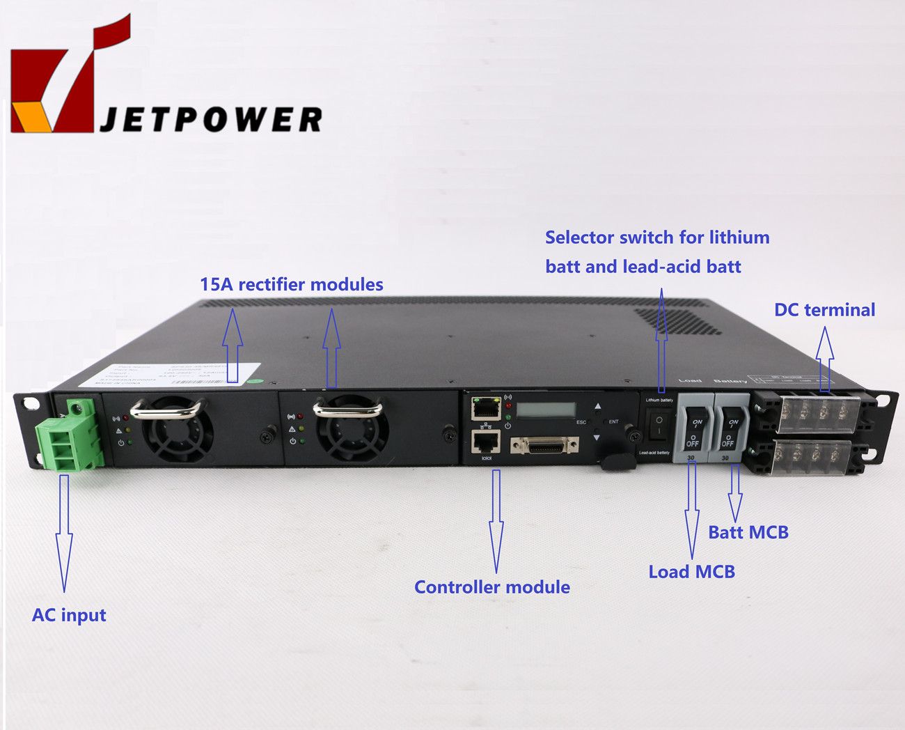 Switching Mode Power Supply 48VDC 30A AC DC Rectifier System