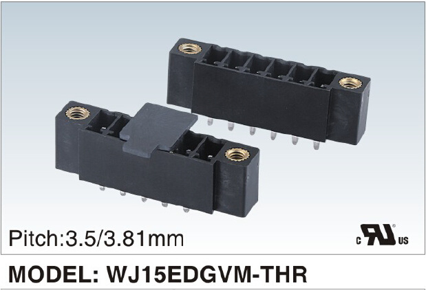 High Temperature Polyamide Pluggable Terminal Block 300V/8A (WJ15EDGVM-THR)