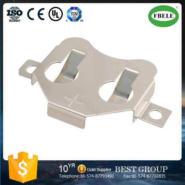 Battery Holder, Small Metal Battery Clip