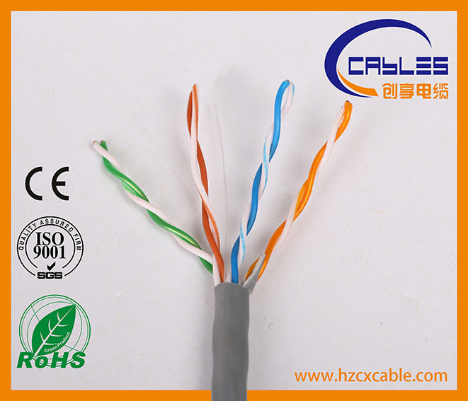 UL/Ce/RoHS/ISO Approved UTP Cm/Cmr Cat5e Communication Cable