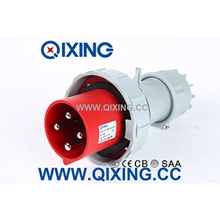 Cee 125A 400V 4p Red Industrial Plug