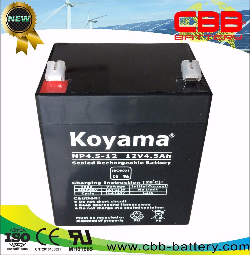 12V 4.5ah AGM Lead Acid UPS Battery