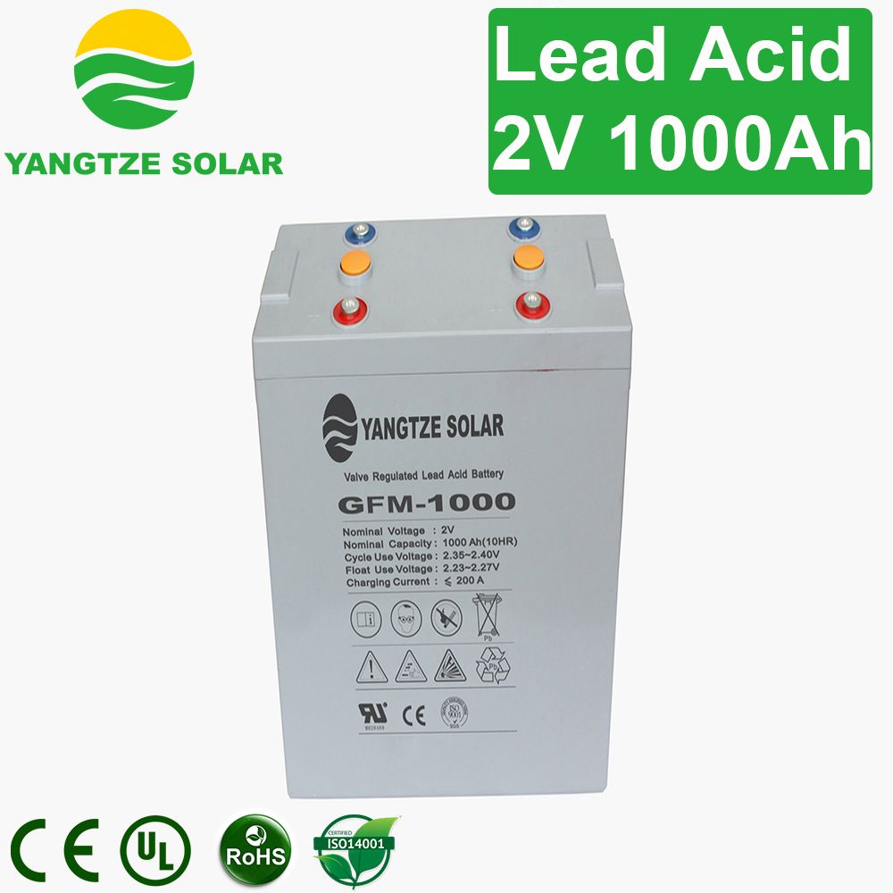Free Shipping 2 Volt Deep Cycle Solar Batteries 1000ah