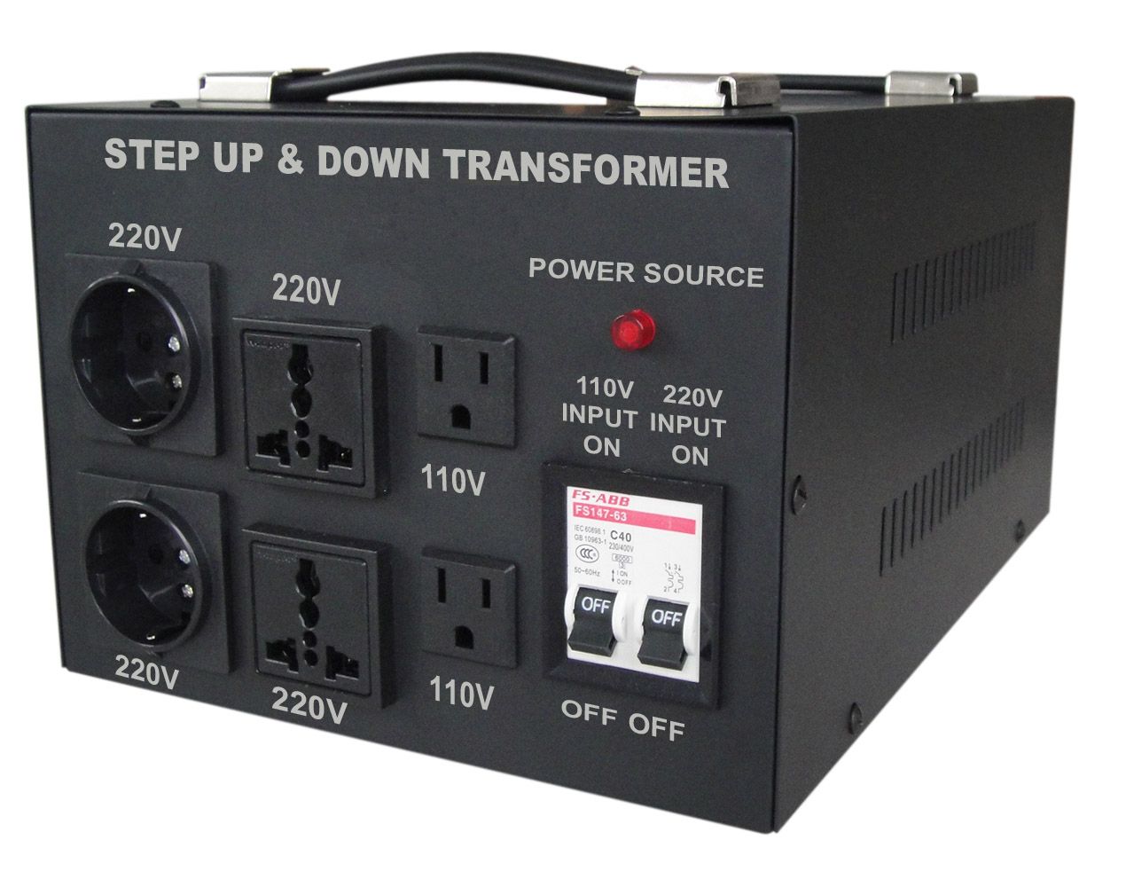 Universal 5KVA Step up/Down Voltage Transformer