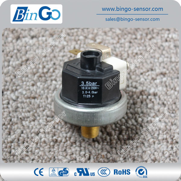 Adjustable Steam Pressure Switch for Oil, Gas
