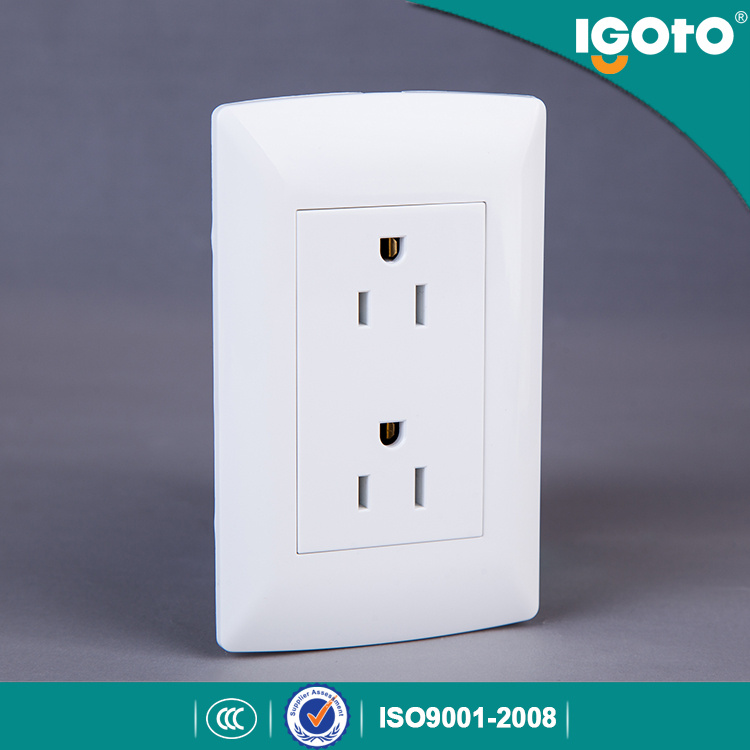 Igoto Wall Socket 6 Pins Triplex Receptacle Wall Socket