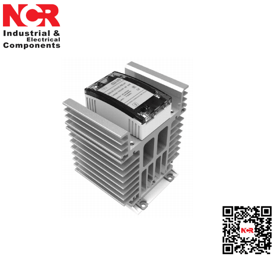 60A SSR -Integrated Heatsink with DIN Rail Mounted (CAG6H-1)