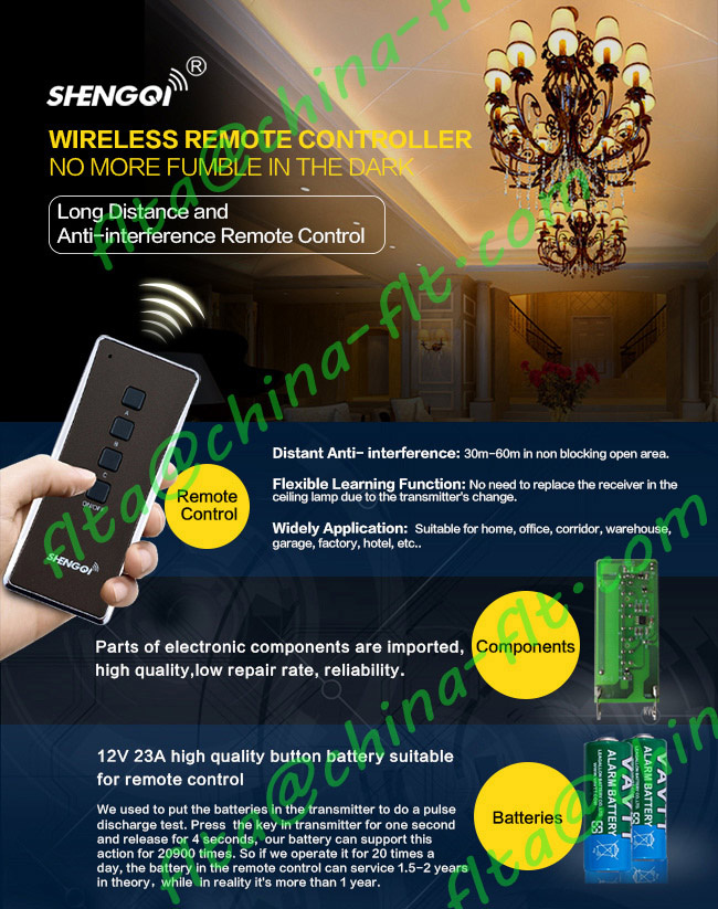 Best Design Remote Control Switch with Multifunction FC-3