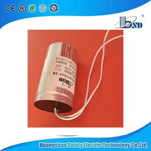 AC Motor Run Lighting Capacitor, Lampcapacitor, Polypropylene Capacitor