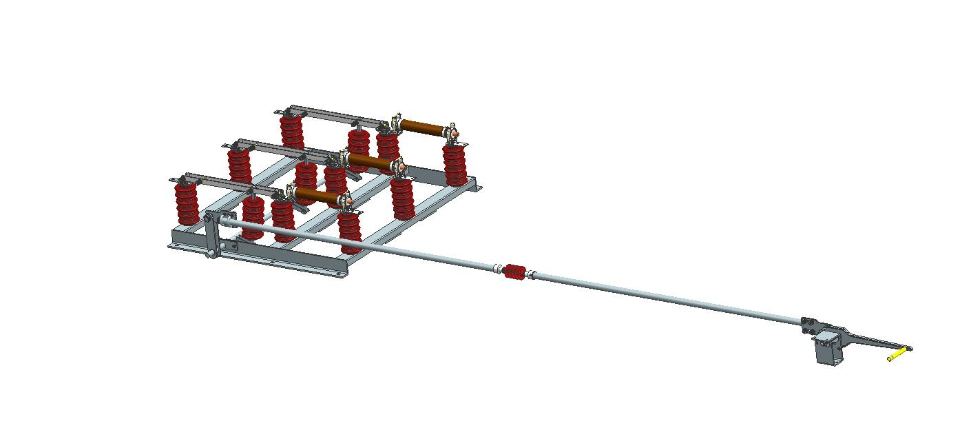12kv, 1250A Disconnecting Switch with Operation Rod Which Is Fixed with Insulator