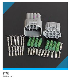 Car Motorcycle 12 Pin Electrical Wire Connector Plug
