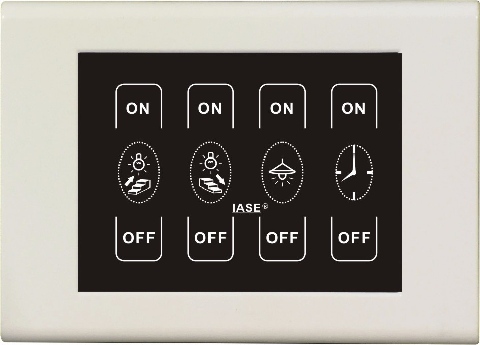 Tempered Glass Panel Touch Control Light Switch Panel