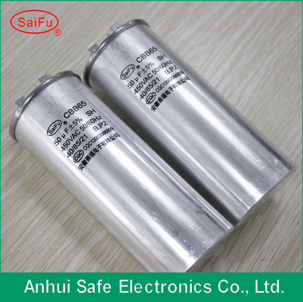 AC Motor Capacitor Cbb65 Capacitor 450VAC for Air Conditioner