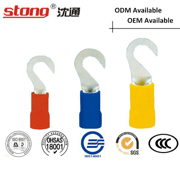 Stong Hooked Shaped Pre-Insulating Joint Connector Terminal