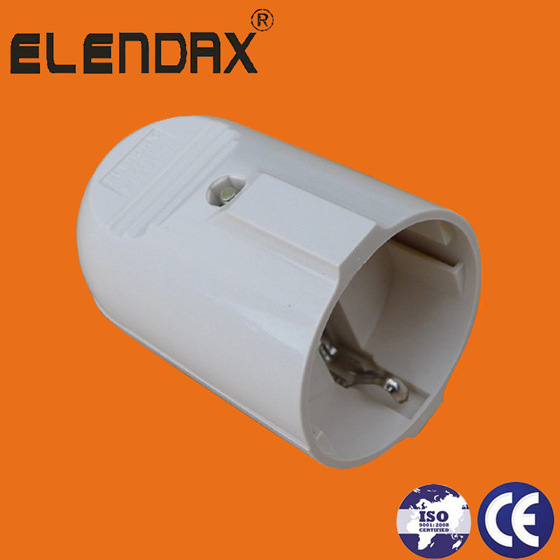 EU Style Female Electrical Power Plug with Grounding (P7061)