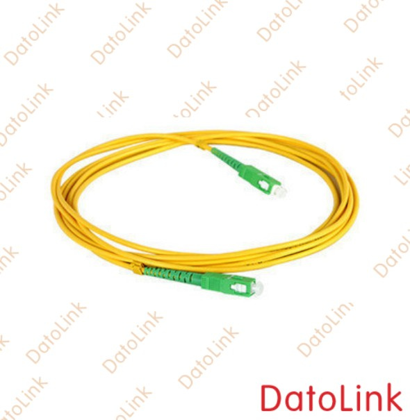 Fiber Optic Sc/APC Singlemode Simplex Patch Cord