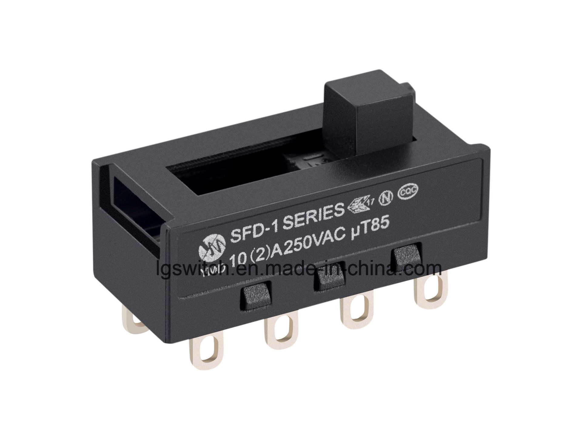Miniature 2 3 Position 16A Dpdt Micro Toggle Slide Switch