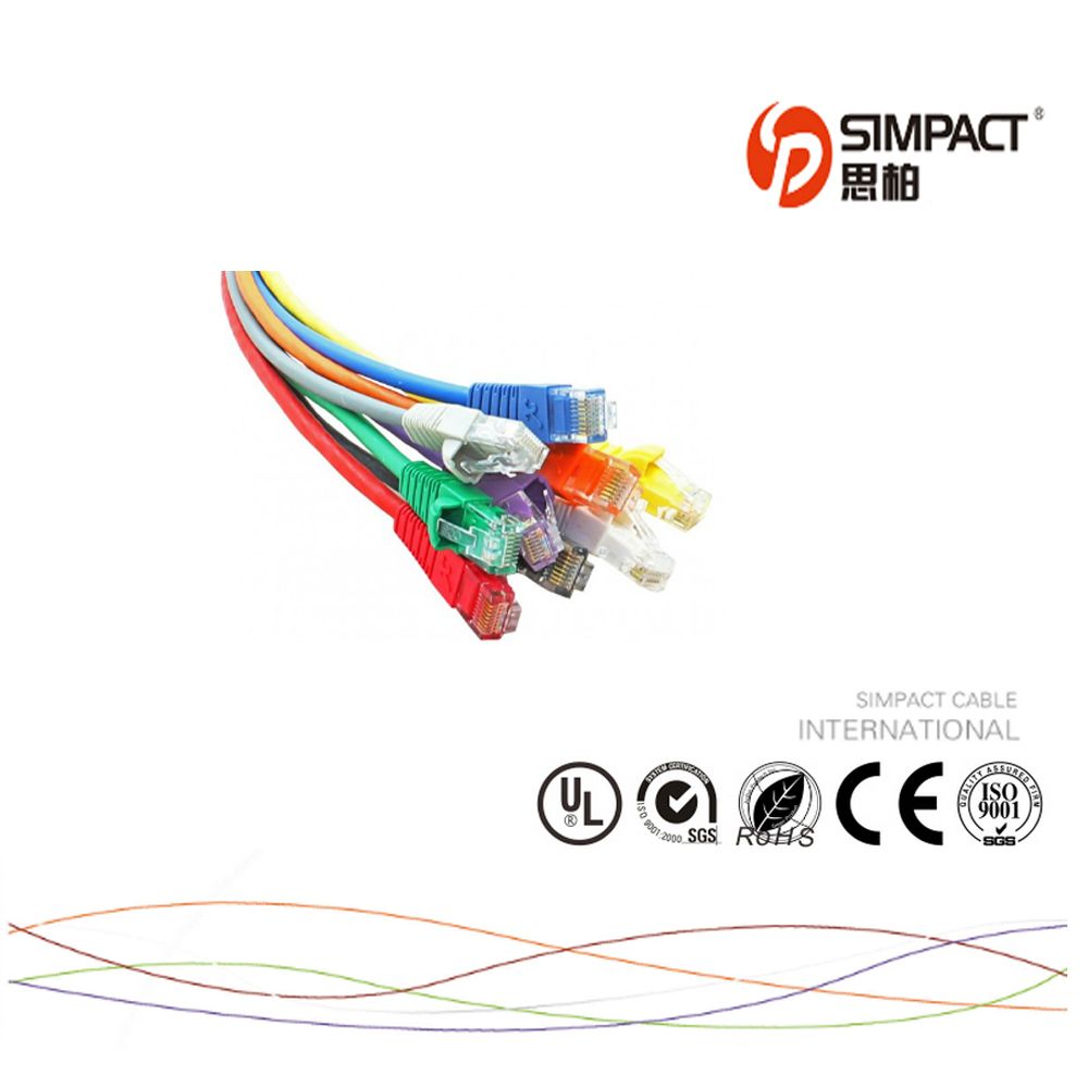 CE/RoHS/UL24 AWG UTP Cat5e Patch Cable