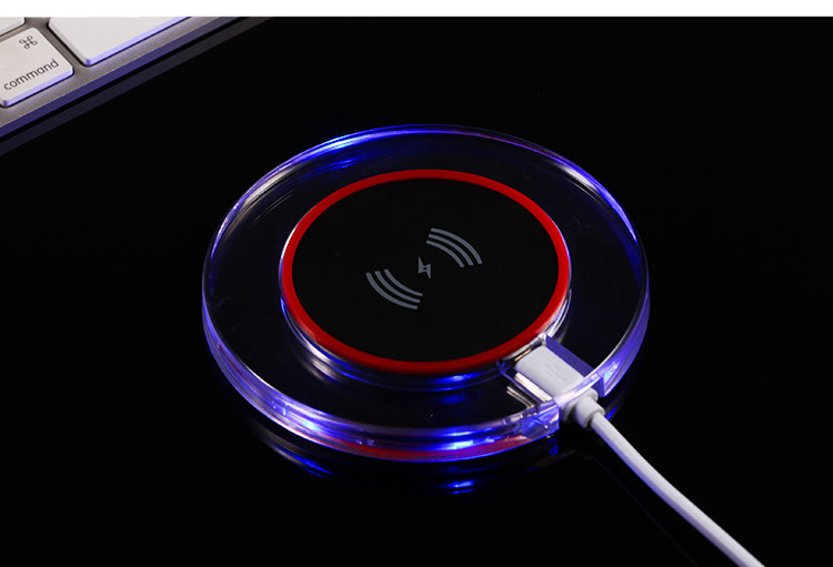 Two Colors Patent Wireless Car Charger