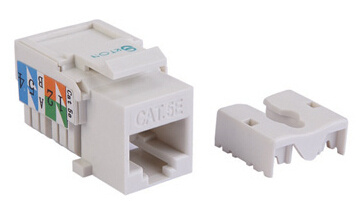 CE, RoHS Certificated UTP Cat5e Keystone Jack