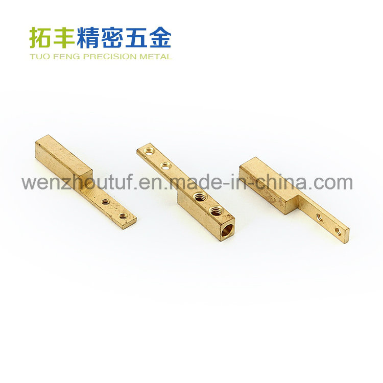 Brass PCB Contacts High Precision Terminal Block