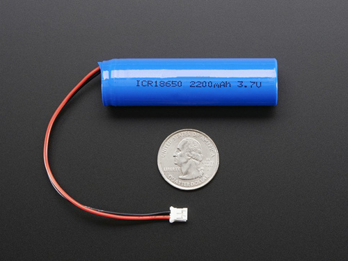 Lithium Ion Battery Pack 2200mAh 3.7V 2.2A Current Max