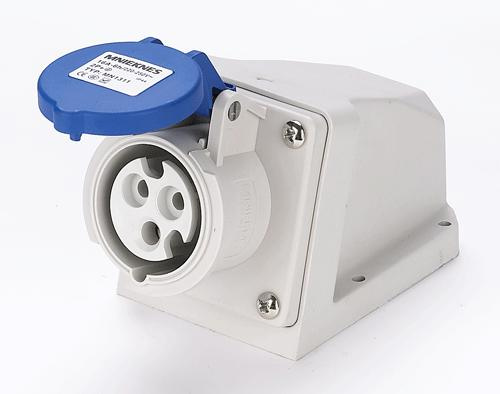 16A 2P+PE IP44 surface-mounted socket (MN1311)