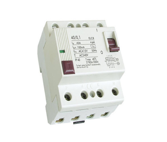 Professional Factory Nfin 4p RCCB Residual Current Circuit Breaker ELCB Earth Leakage Circuit Breaker