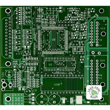 1.6mm 35um Hal LEED Free Double Sided PCB