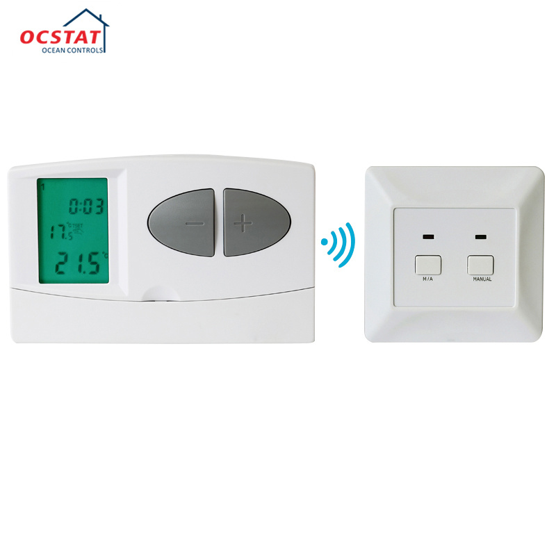 Wireless RF Warm Floor Remote Room Thermostat with 230VAC