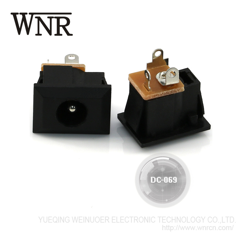 Environmental Heavy Current to Jam Vertical 2.1 Female Charge DC Power Jack DC-069